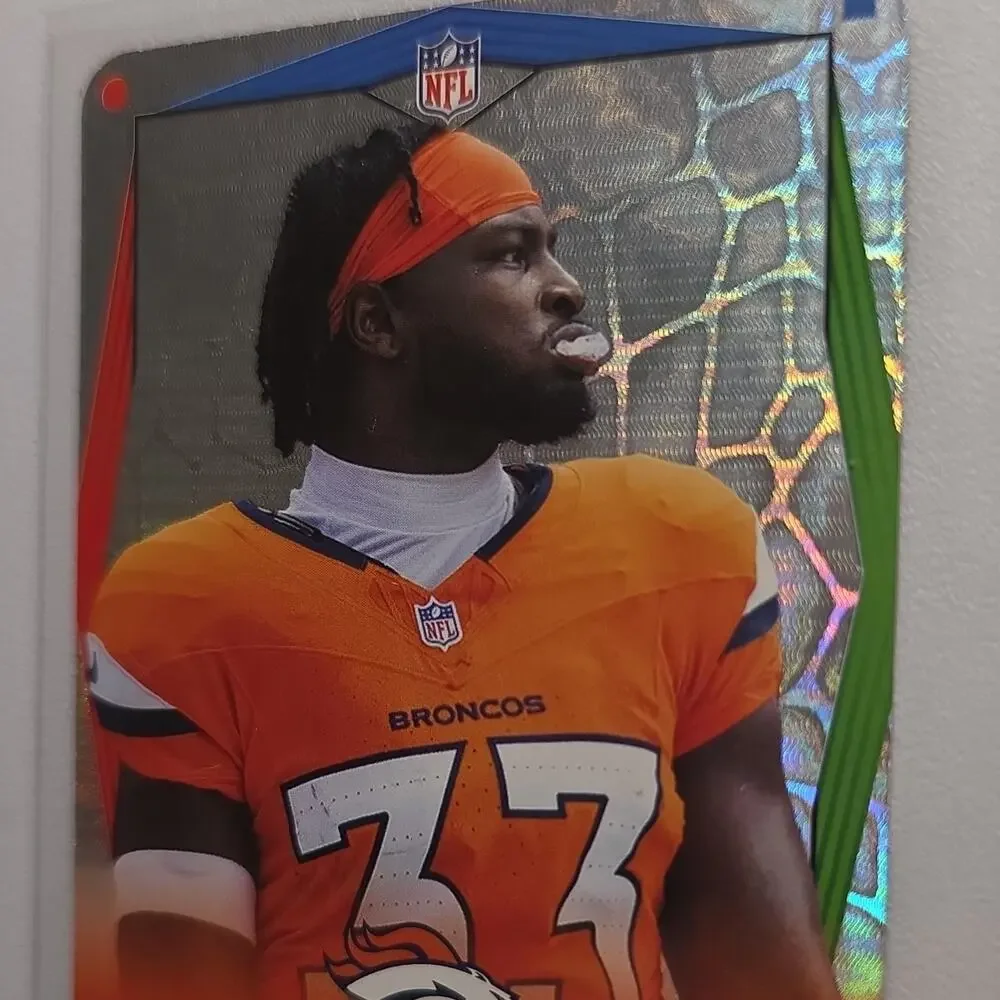 2025 UNO Elite NFL JAVONTE WILLIAMS #186 VIPER Foil SSP Broncos